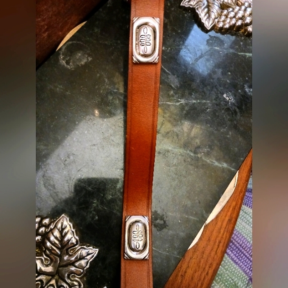 🇮🇹🌾MINORONZONI HIGH FASHION WOMEN ITALIAN MADE BELT,29-33" 🌴 - Picture 9 of 10